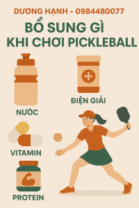 Uống Nước Gì Khi Chơi Pickleball Để Bền Bỉ Và Thắng Nhiều Hơn?